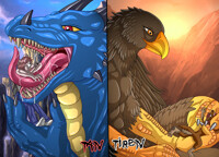 Guest Appearence in Tan's "Two Fursona"