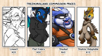 TrezhurIsland Commission Price Chart