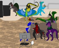 Everyone having a good time