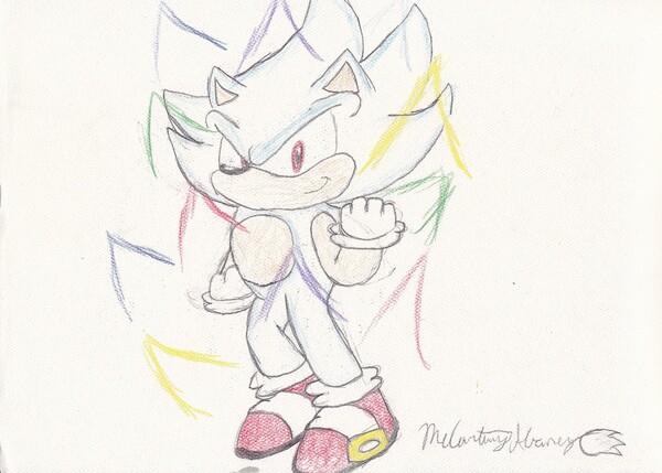 Hyper Sonic by Metr0niX727 -- Fur Affinity [dot] net