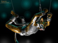 Toofs the RubberSaber in Suspension (for Spotti, by Krayne)