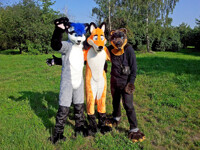 III cute fursuiters (Kolomenskoe) Photo by Baly (c)