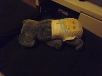 diapered plushie