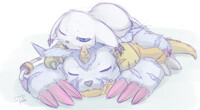 gabumon & gatomon