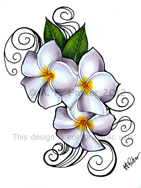 60 Plumeria Tattoo With Meaning and Design Ideas  EntertainmentMesh