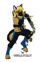 Meet Joseph, Extintioners commision by ebonyleopard