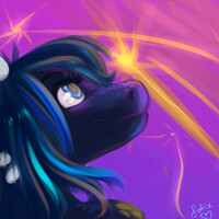 Izyth stargazing by Lotix