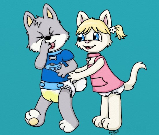 Fire boy and water girl diaper mishap by FireSquidcookie on DeviantArt