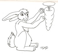 Fat Bunny Week - Color Me Sketch Freebie