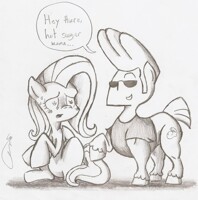 Fluttershy Meets Johnny Bravo