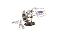 Satihiko in the physical form of Rigby