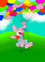 All the Balloons, EVER!  - line art Kipper ~ coloring Jeffyb