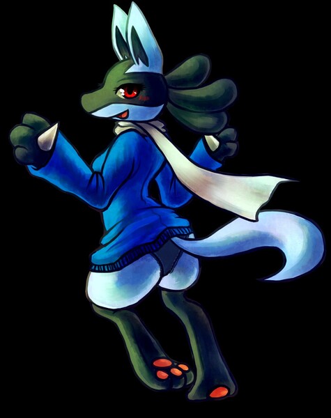 Lucario fanart by Neon0007 -- Fur Affinity [dot] net