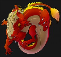 Rawr! (taur gifted by Diarmaidhutchence, drawn by Neodokuro)