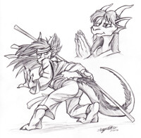 Aram sketch sheet -- by commissar-k