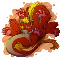 Resting in a field of paws... (taur commission, by Cyber-Zai