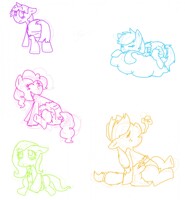 Padded Pony Doodles