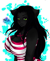 Stripey Bust