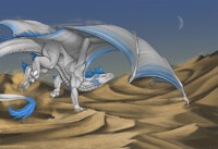 Rooth'ragon prancing in desert -- by tojo-the-theif!