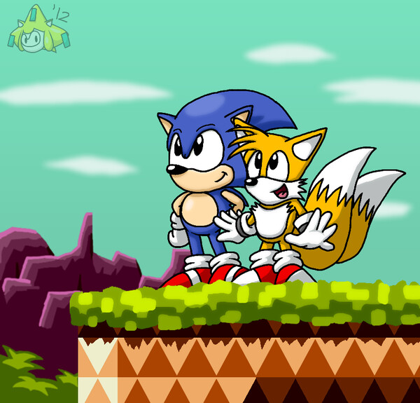 Classic sonic art by TerrixDragon56 -- Fur Affinity [dot] net