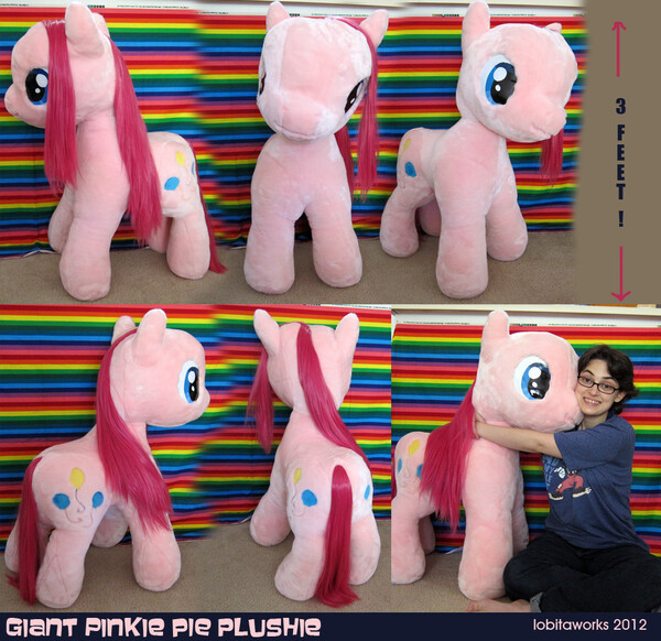 pinkie pie large plush