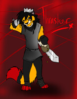 Rebel/Bandit Queen Thrasher (Confuzzled '13 Badge.)