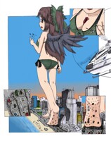 Giantess Cat Girl