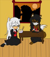 Susan and Robert .:Eating:.