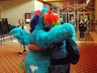 Rainbowdash Hugs RAINBOWDASH!!!!!!!