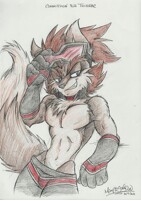 SONIC: Sexy Secret Agent (COMMISSION)