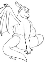 Jokull being Chubby and looking back