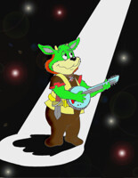 Rufus Plays The Banjo by fredvegerano