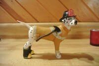 Dalmation Fire Fighter Dog Statue FOR SALE