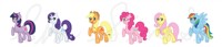 MLP Mane 6 Charms