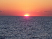 Sunset over Lake Michigan