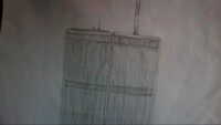 rough drawing of the WTC towers