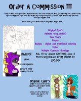 Commissions/Artwork Available Open Slots! Need to pay bills 
