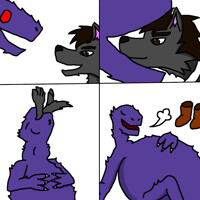 Friend vore comic 1/3 (Request)