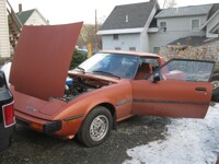 79 Mazda rx7 just after I got it 