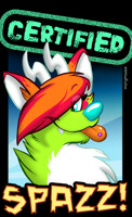 Officially a certified Spazz! 