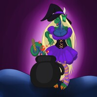Jade the halloween witch
