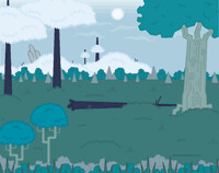 The Outskirts Of The Monochrome Woods...