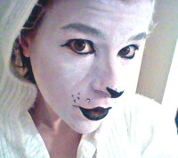 Arctic fox makeup