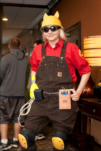 TF2 Engineer Applejack Cosplay by pookat Fur Affinity dot net