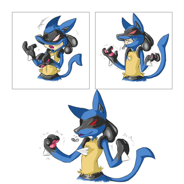 Mega Lucario — Weasyl