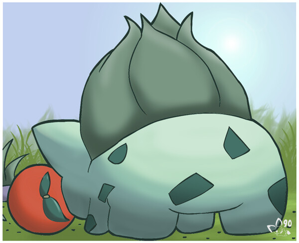 Bulbasaur Shiny sprite 1 by Amepix -- Fur Affinity [dot] net