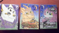 Howloween Cutout Badges batch 1