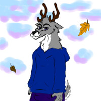 Fall Caribou...Warm Hoodie for the WIN!