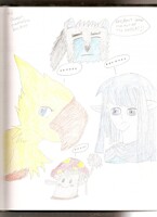 mr. chocobo has a secert to tell us