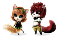 [Chibi furs] by Meltina